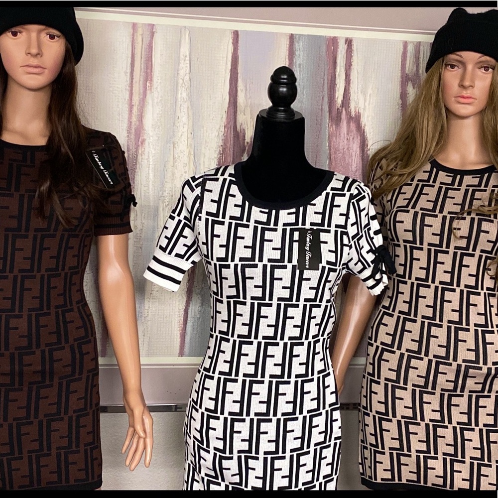 Above the knee knitted dress